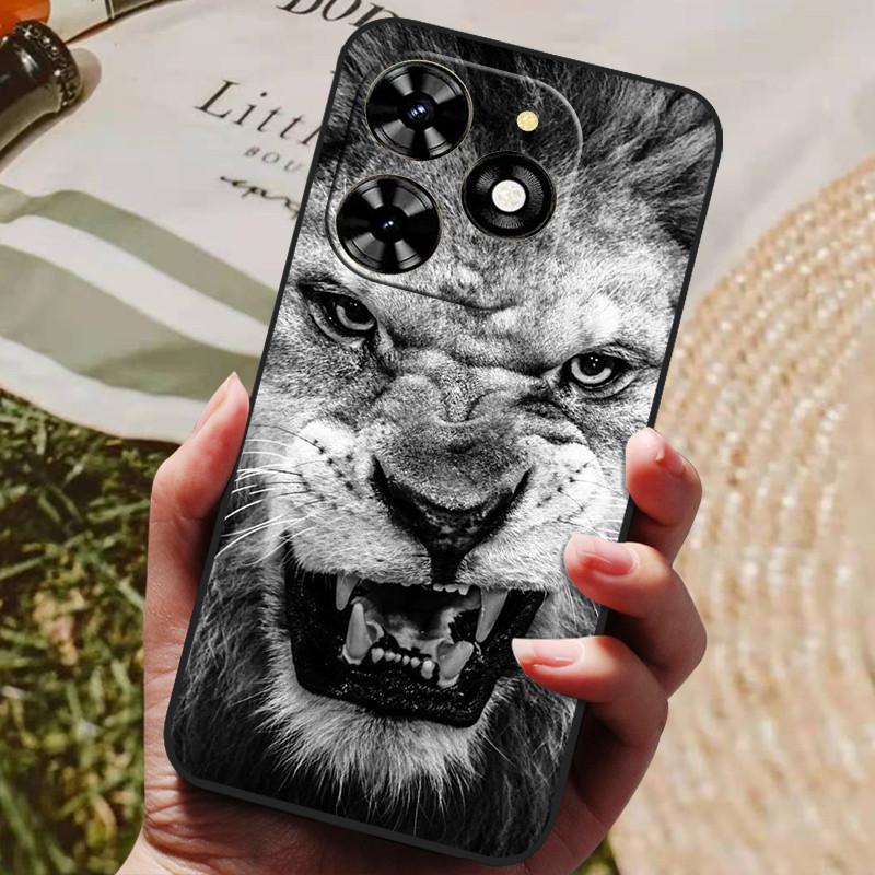 For Infinix Hot 40 Case Hot40 Pro Luxury Phone Silicon Back Cover For Infinix Hot 40 Pro / Hot 40i Cases Protective Shell Capas