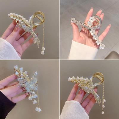 2023 High-End Chinese Tassel Hairpin & Shark Clip for Women – Fashionable Hair Accessory