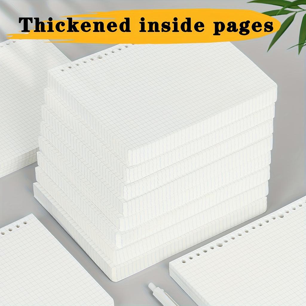 60 Blatt Loseblattpapier B5 Herausnehmbar Tragbar Loseblattpapier Geeignet für Ordner, Notizbucheinlagen und Tagebücher