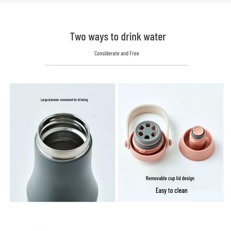 304 Stainless Steel Thermos Cup - Portable Large Capacity Sports Bottle for Men & Women