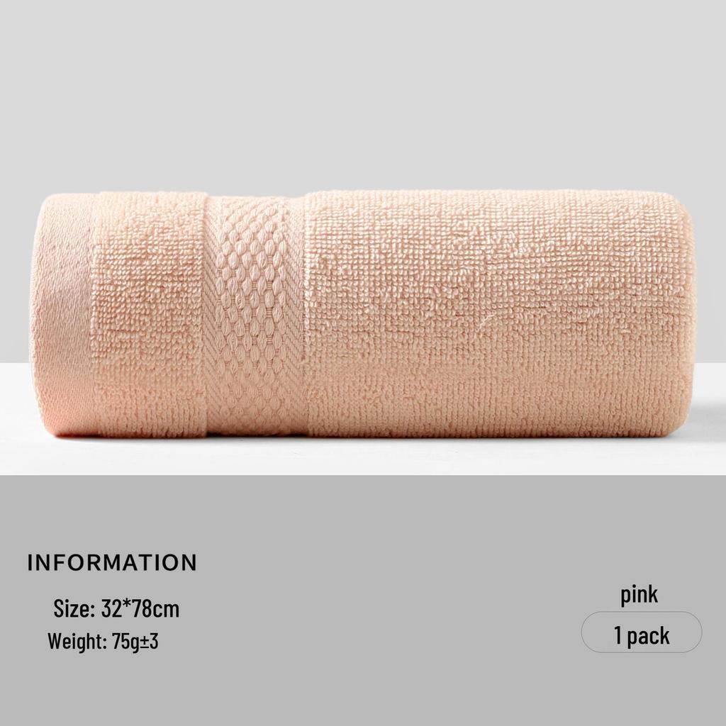 Pure Cotton Jacquard Washcloth: Thick, Absorbent Bath & Face Towel