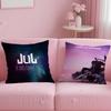 popular singer JuL Cushion Cover Comfortable Reversible Pillow Cover Ideal for Car Sofa Bedroom & Beyond