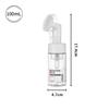 1Pcs 30/60/100/150Ml Empty Froth Foaming Pump Bottle With Silicone Brush Head Press Type Face Cleaning Foam Bottles