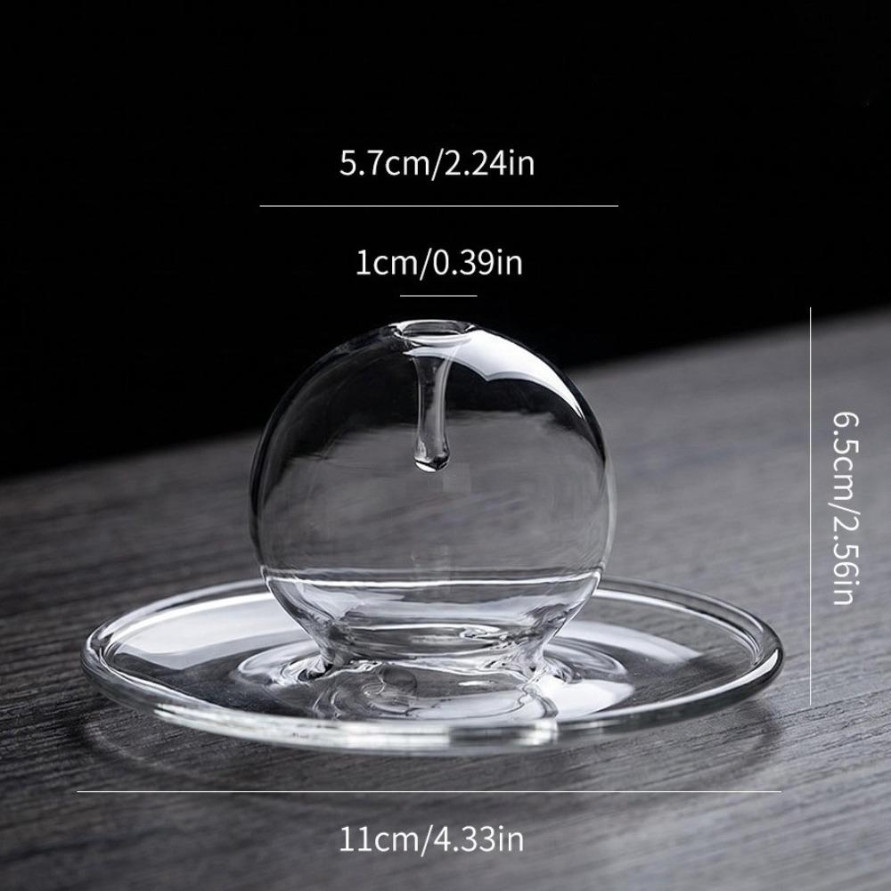 Integrated Ball Design Incense Holder With Tray Incense Sticks Tray Tabletop Incense Base  Yoga