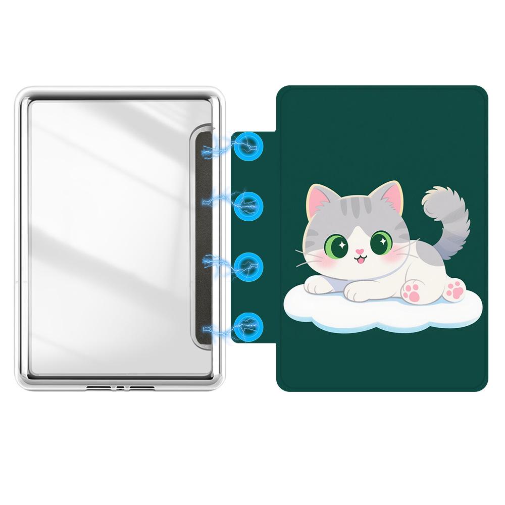 Case for Kobo Clara Colour/BW  (2024) 6-inch Transparent shell ,magnetic side attachment