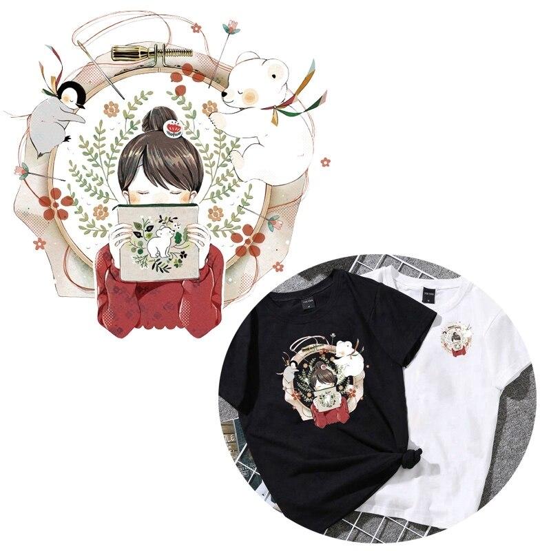 Mujeres ropa pájaros belleza hierro en la transferencia de impresión parches  para la camiseta de ropa Biker parche caliente pvc pegatinas comprar a buen  precio — entrega gratuita, reseñas reales con fotos —