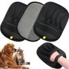 2Pcs Non-slip Pet Hair Eliminator Mitts Two-way Hair Removal Pet Grooming Gloves  Cat