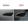 For Hyundai Elantra 2011-2016 Black Wood Grain Dash L&R AC Air Outlet Vent Trim