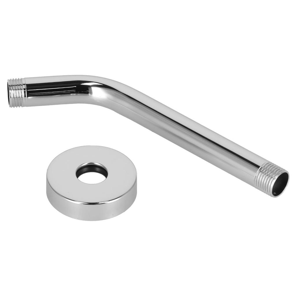 Shower Head Arm Stainless Steel Round Concealed NPT Shower Head Extension Tube for Toilet Bathroom