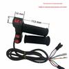 Red Screen Handlebar Grip with Three-Speed Digital Display for Electric Bikes