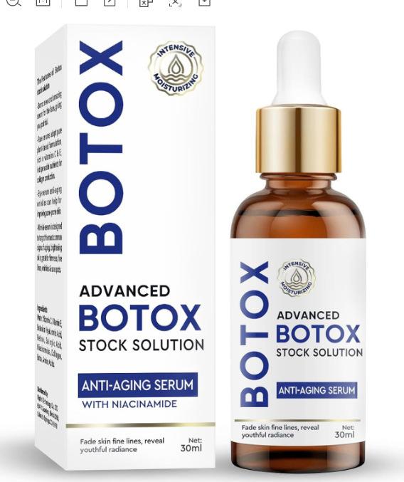 Botox Stock Solution-Deeply Nourishing The Facial Skin Care-Replenish Water and Lock Water More,30ml