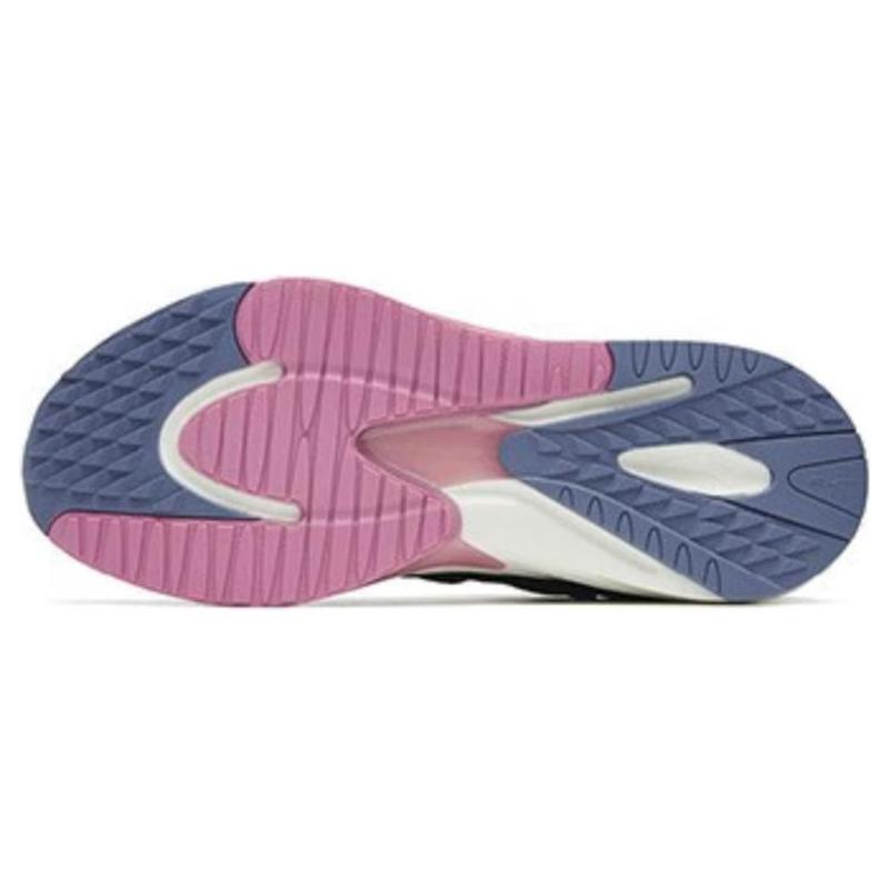 Anta Rocket 4.0 Cushioned Wear-Resistant Breathable Low-Top Running Shoes Women's Black Purple Sneakers 122245530-8