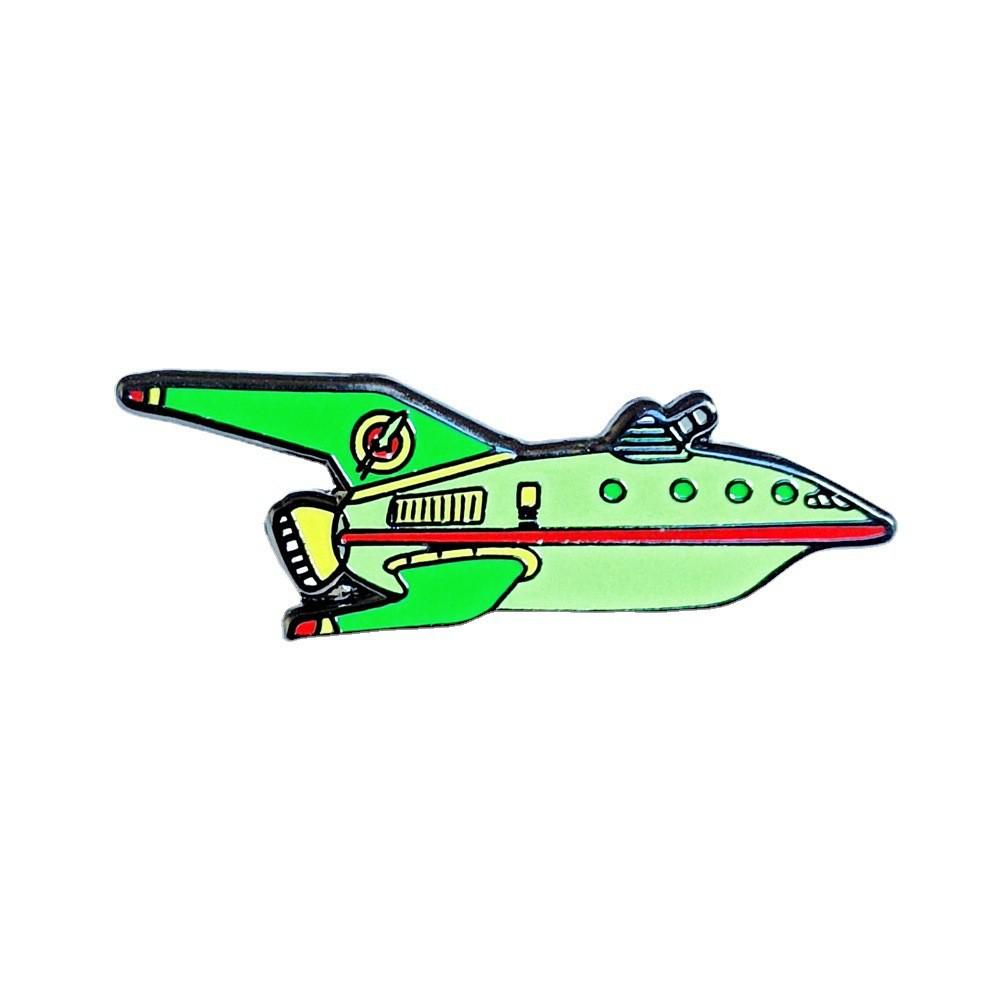 Animated Planet Express Brooch - Unique Cartoon Pin