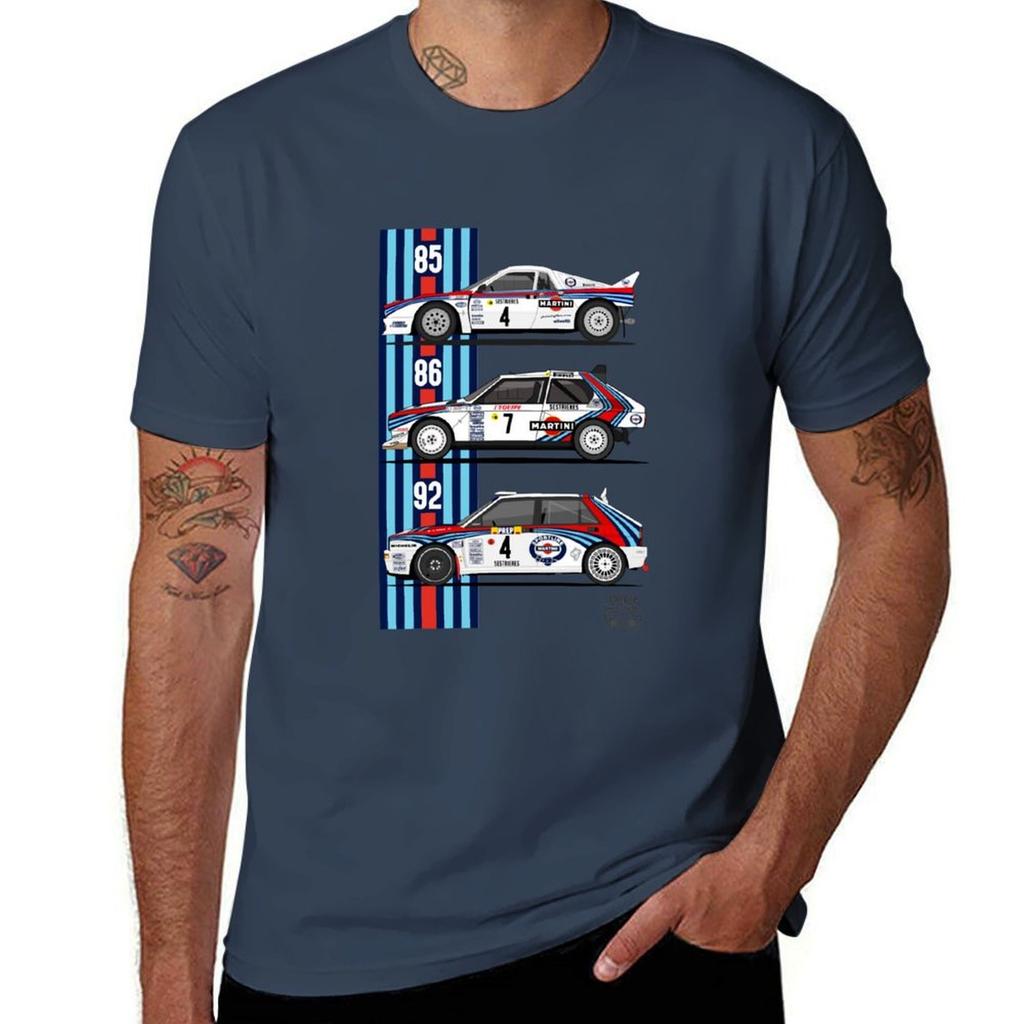 Lancia Martini Trio Tshirt T Shirt Custom Print Funny T Shirts Unisex Tshirt