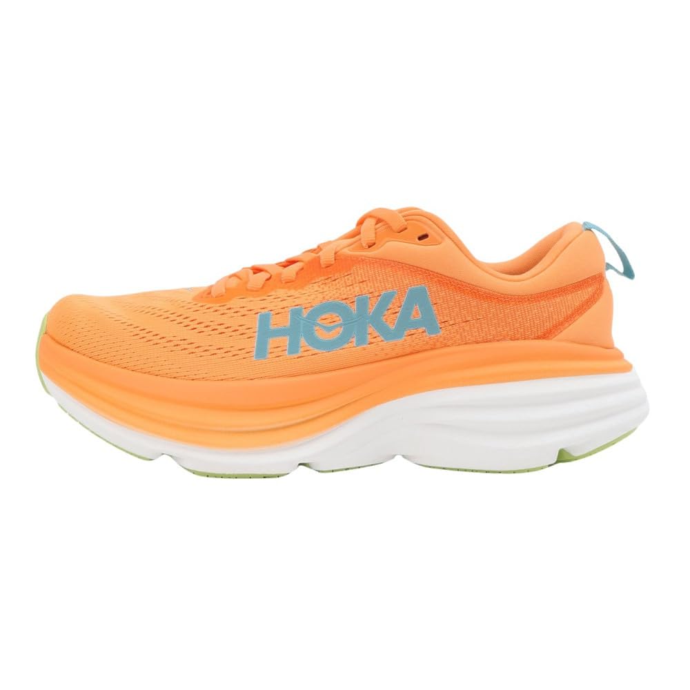 HOKA Bondi 8 Running Size Shoes, Women's, 23.0 (Orange, 1127952-SLRL)