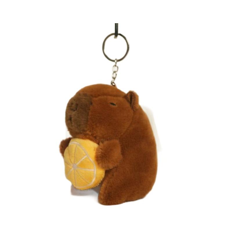 Internet celebrity cute cute cute kapibara pendant plush toy doll capybara bag pendant keychain doll doll