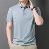 Men's Polo Summer Ice Short Sleeve T-Shirt Business Casual Top