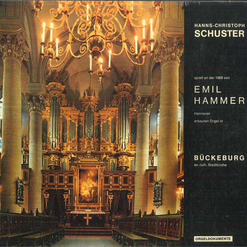 

LP Record HANNSCHRISTOPH SCHUSTER Walther Buckeburg LPOD2 PAPE Germany Classical Used