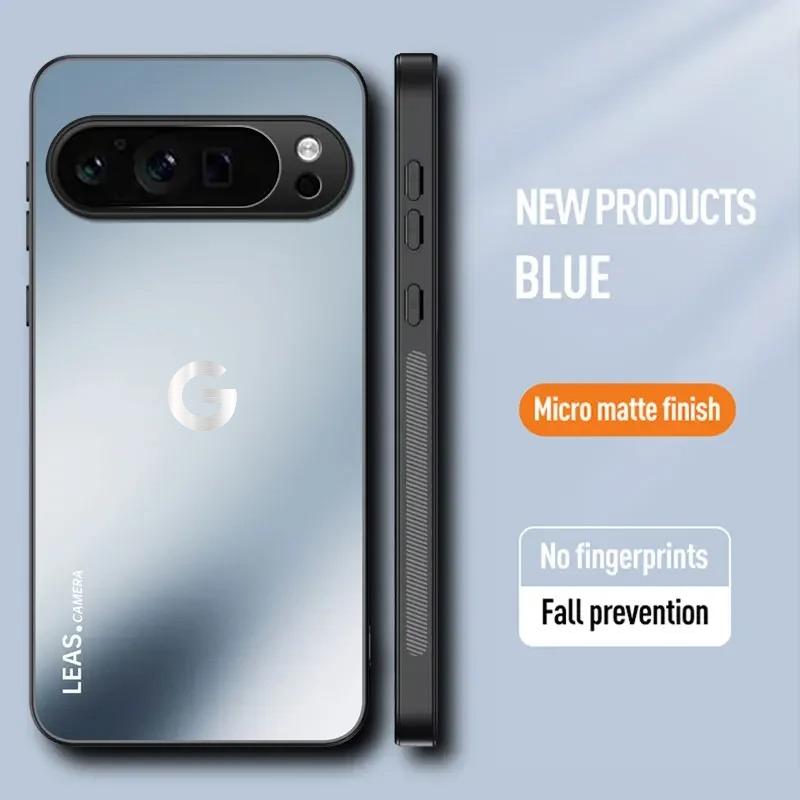 Custodia Lussuosa AG Opaca Anti-impronte Digitali per Google Pixel 10 9 Pro XL 8 7 6 A/Pro Paraurti Antiurto Protegge Copertura Posteriore