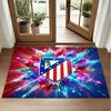 Atletico Madrid Design Kristall-Samt-Teppich Weich Dekorative Matte für Schlafzimmer Eingang