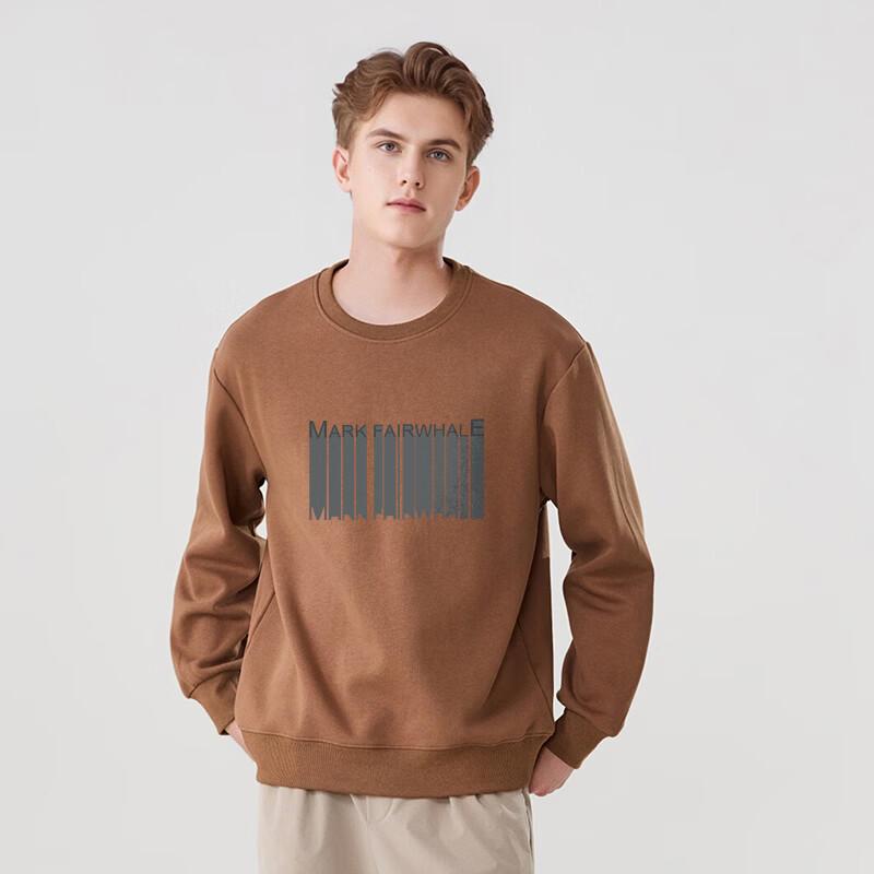 MARK FAIRWHALE Men's Loose Fit Crewneck Sweatshirt