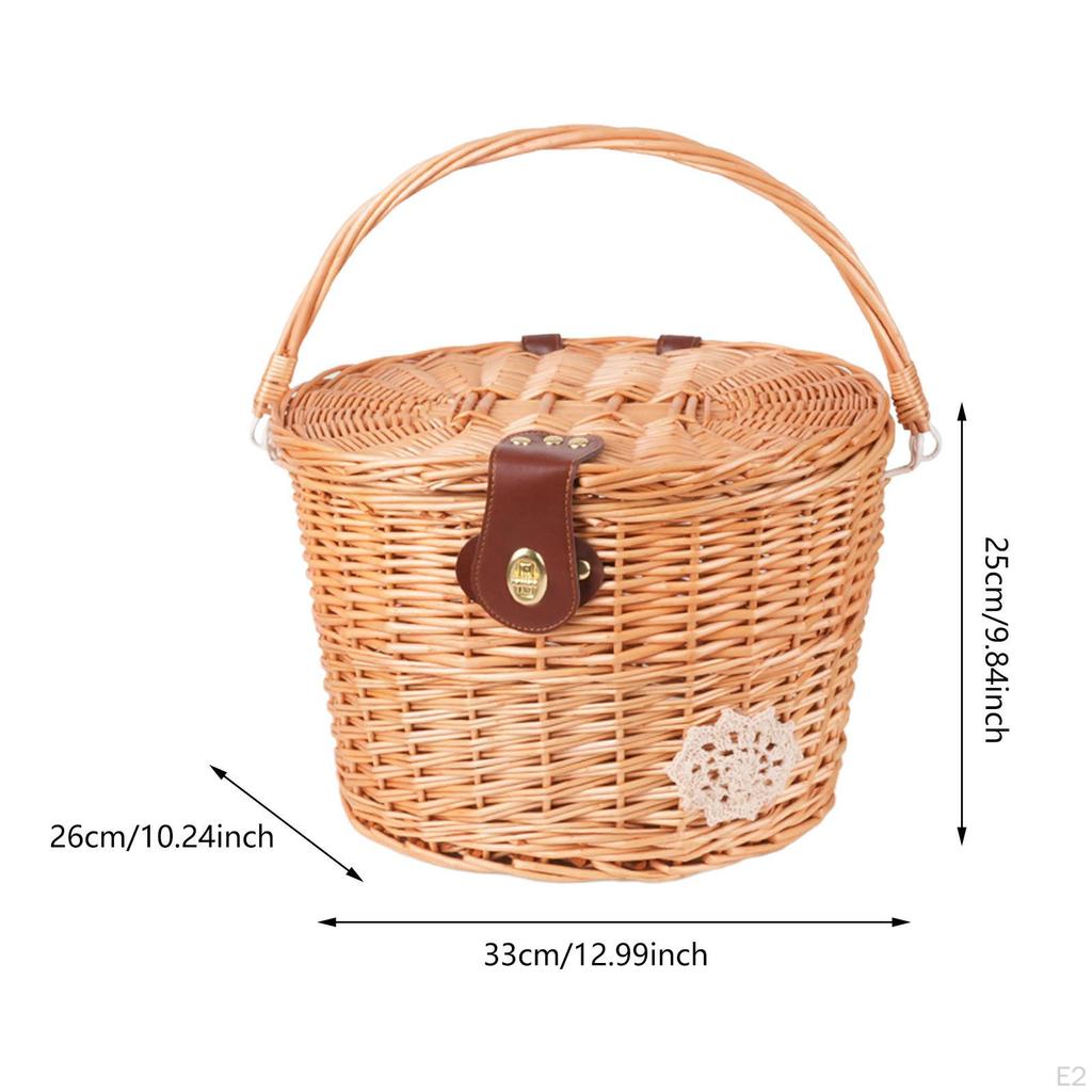 Плетений кошик для зберігання велосипедів для складаних велосипедів і скутерів