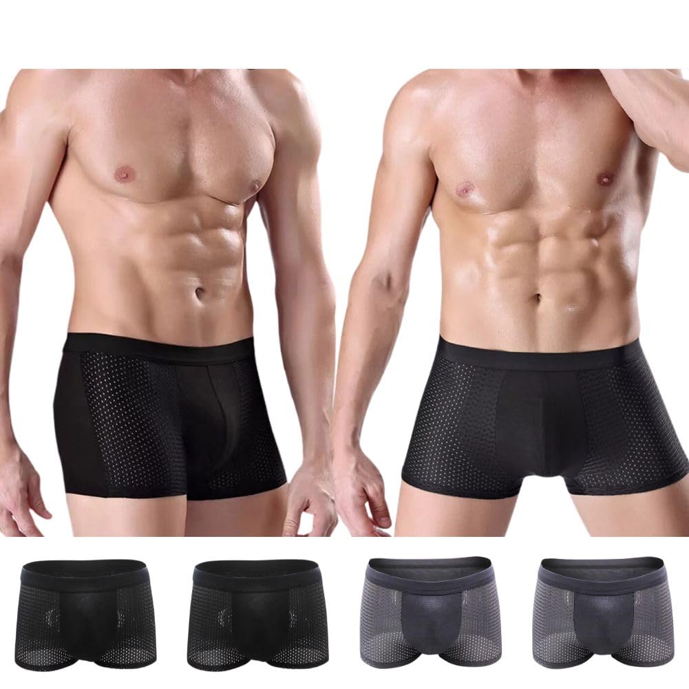 

Боксеры-брифы из ледяного шелка от Sports Boxer Briefs Underwear для спортивных тренировок. Технология обеспечивает устойчивое охлаждение. Трусы из ледяного шелка, быстросохнущие.