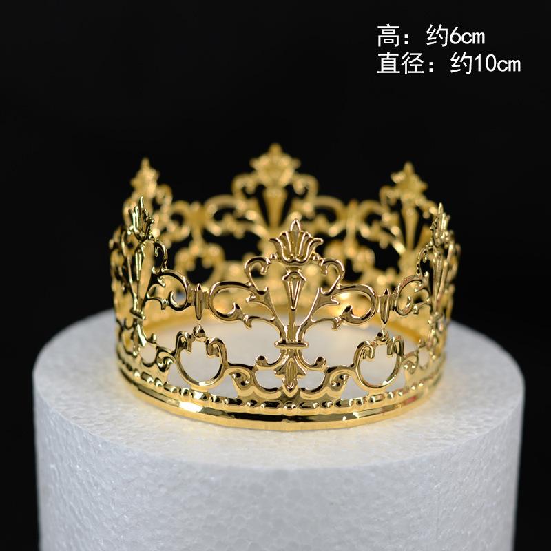 Hollow birthday cake crown tiara love ornament birthday flower decoration accessories crown