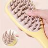 Long Handle Shampoo Brush Silicone Scalp Massage Comb Hair Washing Brush Head Massager Bath Brush Body Scrubber Hair Accessories