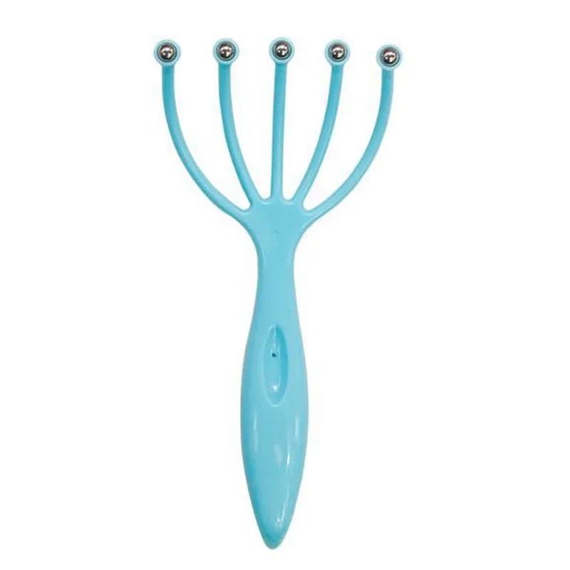 

Массажер-грабли для кожи головы с пятью пальцами - Массаж стальными шариками, Сияющее расслабление кожи головы, Грабли для кожи головы, Массажер для головы, Инструмент для кожи головы