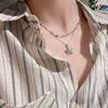 Y2K Double-Layer Star Pendant Necklace for Women Exquisite Sweet Collarbone Chain Vintage Causal Versatile Party Jewelry Gift