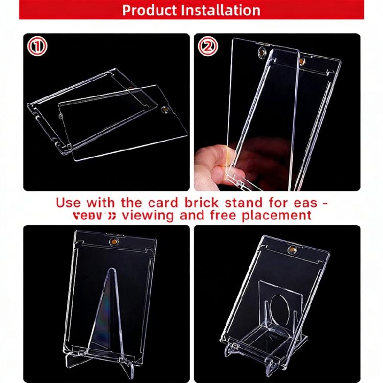 15 High Quality ABS Magnetic Card Protectors Designed For Sports And Trading Game factors