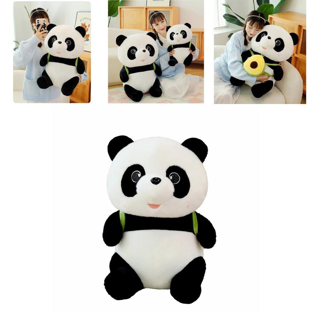 Authentic Avocado Backpack Panda Plush Toy Teddy Bear Pillow Gift Wholesale