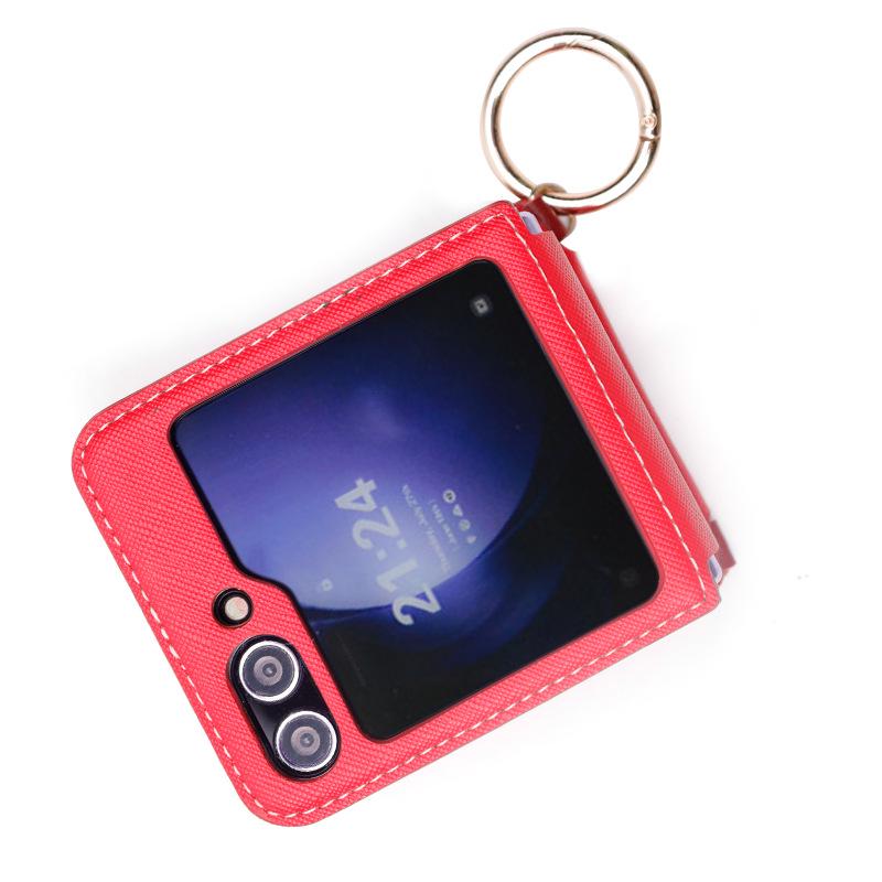 Samsung Z Flip 5 & Huawei Pocket 2 Multi-Functional Crossbody Phone Case with Card Slot
