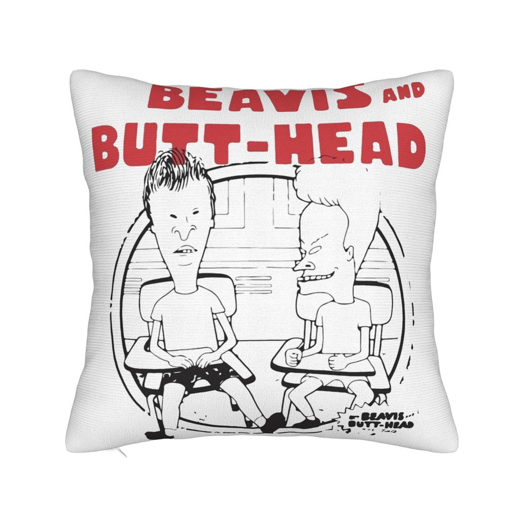 Warm Living Room Beavis and Butthead Decoration Pillowcase Stuff Pillow Cover Zipper Multi-Size