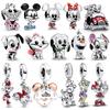 Charm Originale Animal Mickey Bead Compatible With Bracelets Bangle Necklaces Ideal For Charm Bead Charms Copper Women Luxury Do It Yourself Jewellery