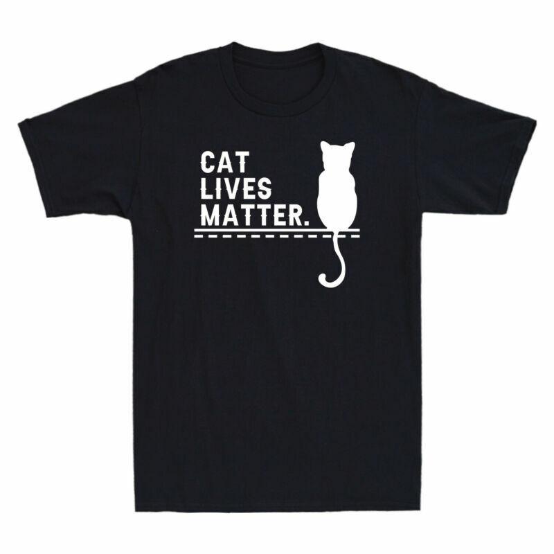 Lives Animal Unisexs Lovers Shirt Funny Cat Matter Rescue Kitten Gift Tshirt S