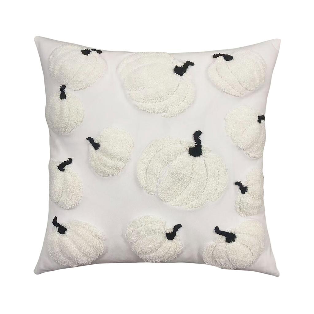 Halloween Plush Embroidered Pillowcase Living Room Sofa Party Decoration