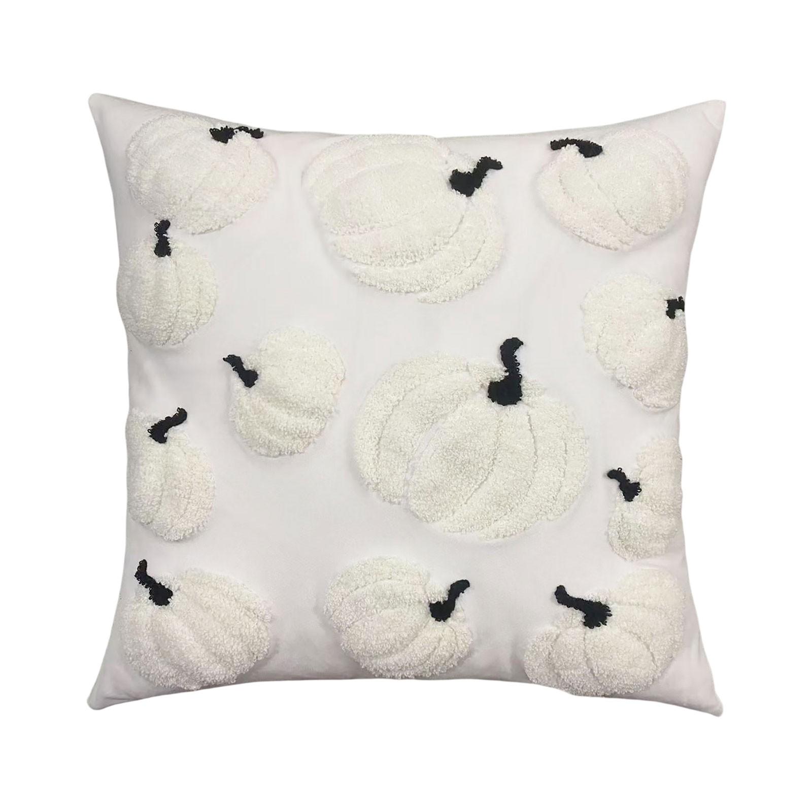 

Хэллоуин Плюшевая Вышитая Наволочка Гостиная Диван Вечеринка Украшение One Size