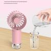 USB Rechargeable Handheld Mini Spray Fan for Dorms and Desktops