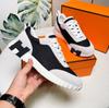 Casual Shoes Sports Lace-up Round Head Mesh Splicing Shoes Trendy Brand Breathable H Fashion Couple Board Shoes