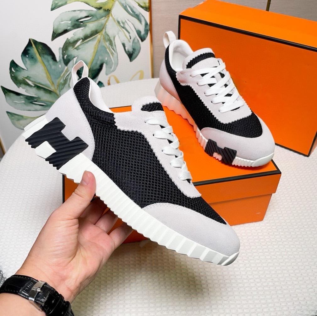 Casual Shoes Sports Lace-up Round Head Mesh Splicing Shoes Trendy Brand Breathable H Fashion Couple Board Shoes