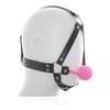 VaHppy Gag Máscaras Sexo Oral Jogos de Casal Role Play Cosplays Rainha Condicionamento Escravo de Cão PU Silicone Ossos de Cão Bolas de Sucção Argola O Bondage