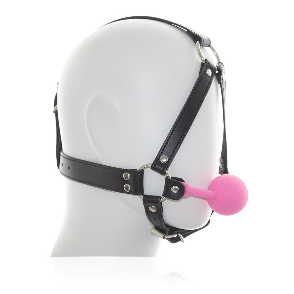 VaHppy Gag Máscaras Sexo Oral Jogos de Casal Role Play Cosplays Rainha Condicionamento Escravo de Cão PU Silicone Ossos de Cão Bolas de Sucção Argola O Bondage