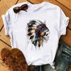 Camiseta De Arte Esttica Feminina De Flores De Caveira Roupas Punk Rock Camiseta Estampada Com Cavaleiro Roupas Fitness Vero 2020