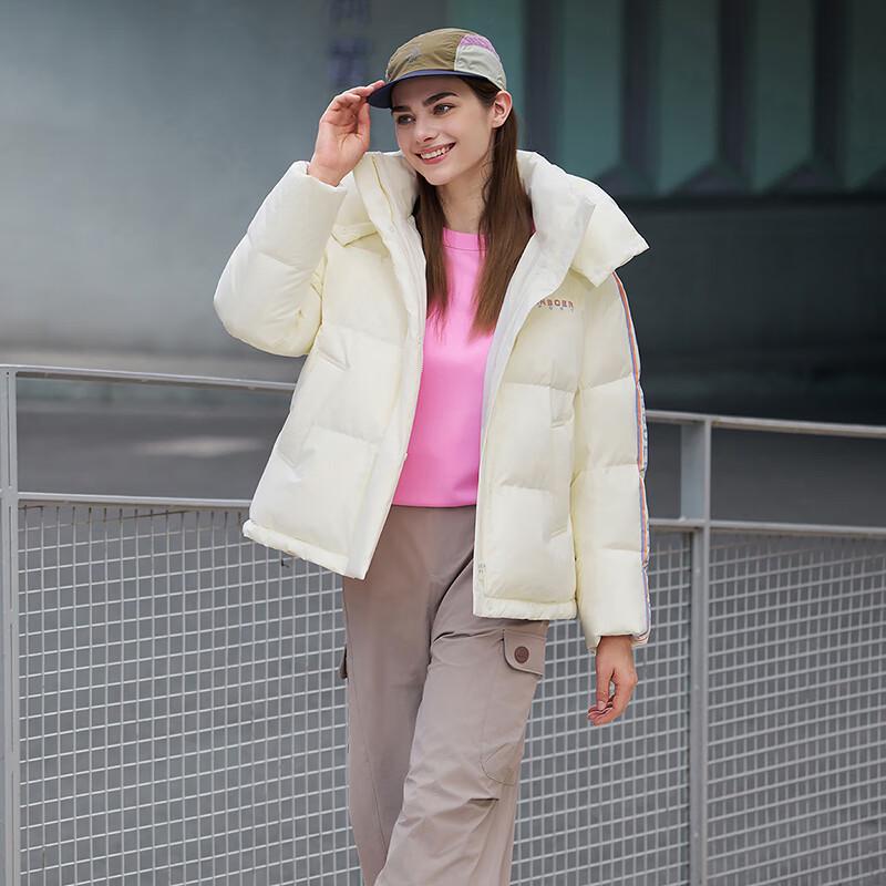 Tanboer Unisex Short Hooded Winter Down Jacket 550302A