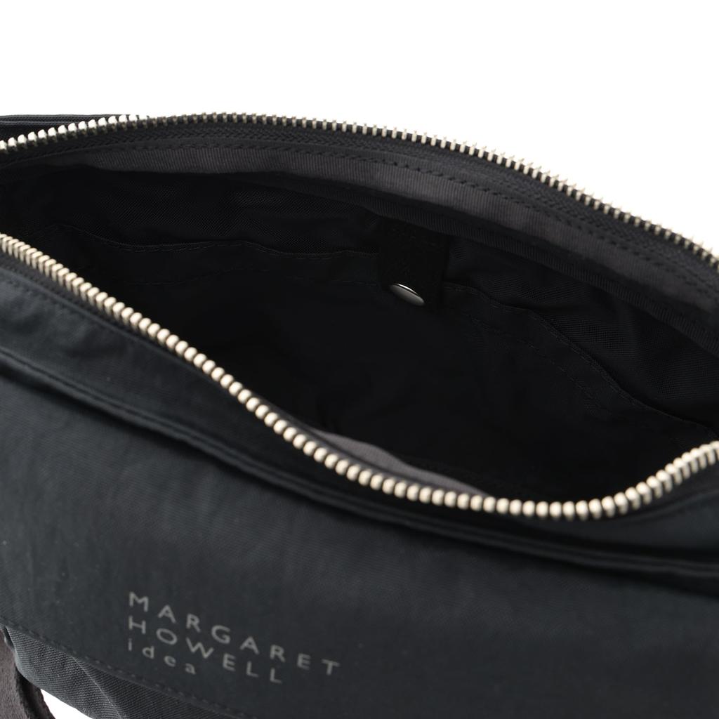 Margaret Howell Idea Shoulder Bag [Ruston] Nylon, Lightweight, ShoulderCrossbody, Multiple Pockets, Horizontal Style, Unisex, Made in Japan, MHLH2NS2