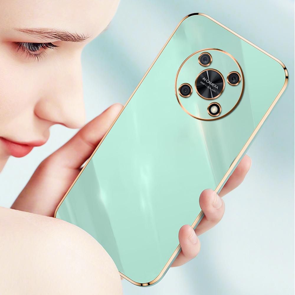 For Huawei Nova Y90 Case Luxury Square Plating Huawei Nova Y90 Phone Case CTR-LX2 Case Y90 ShockProof Silicone Back Cover Fundas