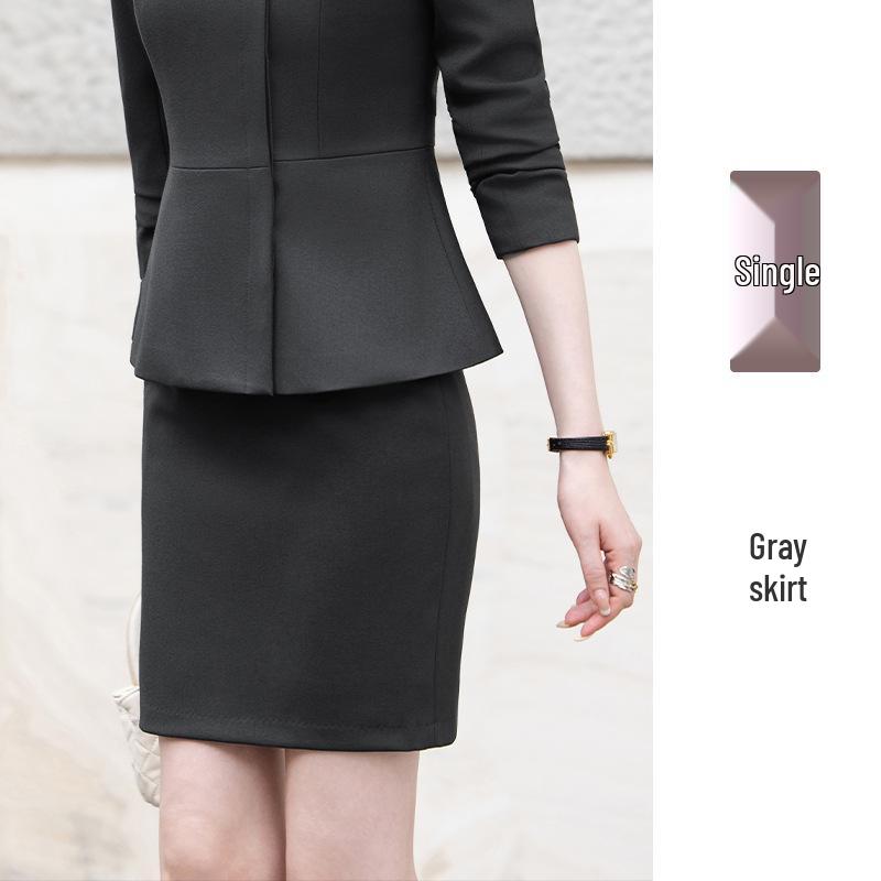 Elegant Women's Slimming Business Suit for Jewelry Store Professionals
