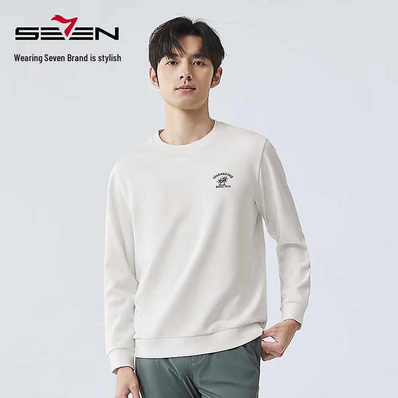 Septwolves Men's Crew Neck Sweatshirt with 5A Antibacterial & 2A Anti-mite